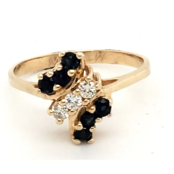 Estate 14K Sapphire and Diamond Ring Kiefer Jewelers Lutz, FL