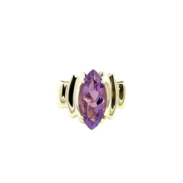 Estate 10K Amethyst Ring