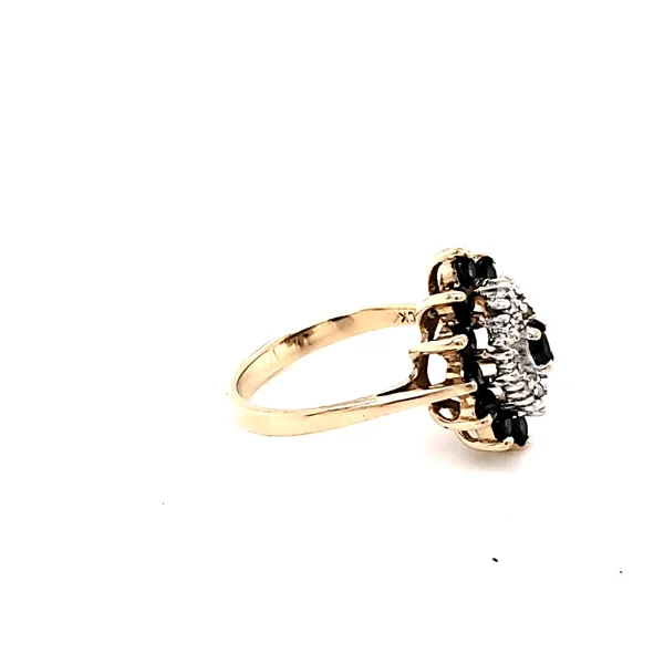 Estate 10K Sapphire and Melee' Ring Image 2 Kiefer Jewelers Lutz, FL