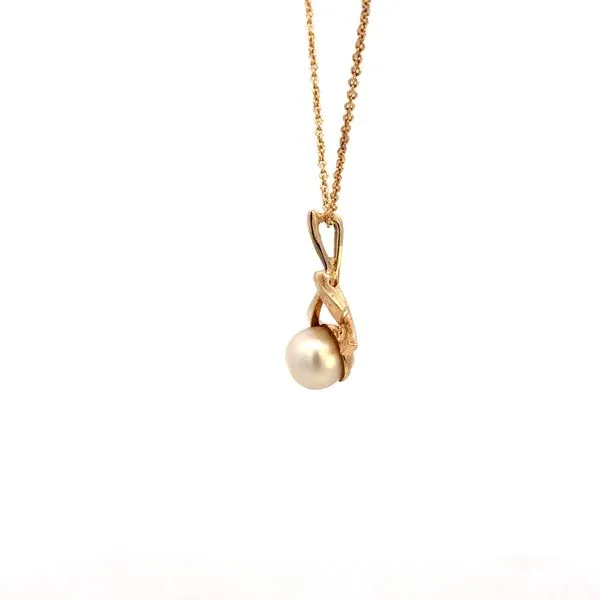 Estate 14KY Pearl Pendant Image 4 Kiefer Jewelers Lutz, FL