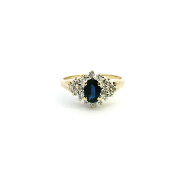 Estate 14KY Sapphire and Diamond Fashion Ring Kiefer Jewelers Lutz, FL