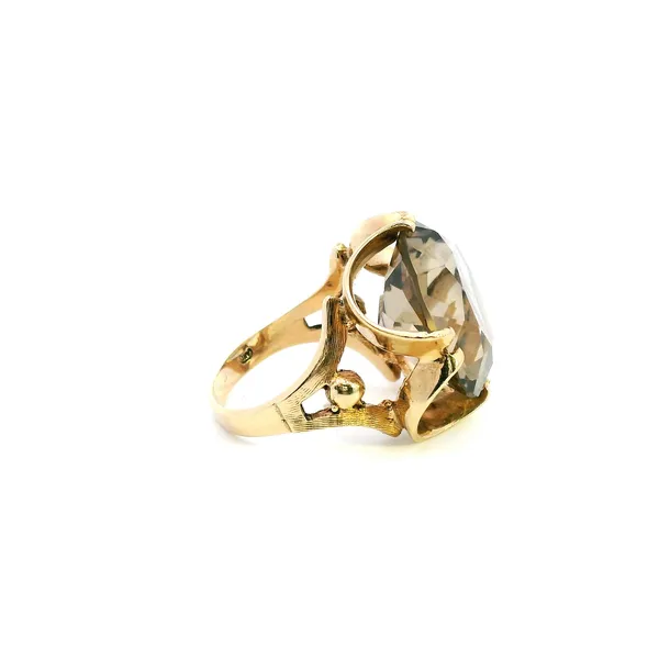 Estate 14KY Smokey Quartz Ring Image 3 Kiefer Jewelers Lutz, FL