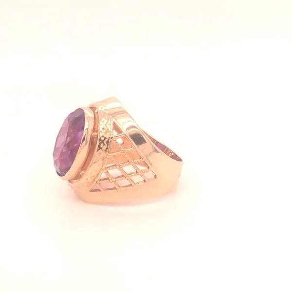 Estate 14K Oval Fashion Ring Image 3 Kiefer Jewelers Lutz, FL