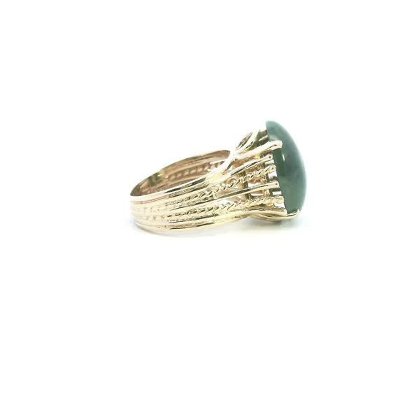 Estate 14KY Jade Fashion Ring Image 3 Kiefer Jewelers Lutz, FL