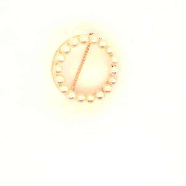 14K Seed Pearl Circle Image 2 Kiefer Jewelers Lutz, FL