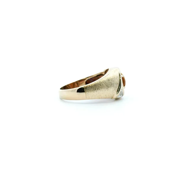 Estate 10KY Tiger's Eye Ring Image 3 Kiefer Jewelers Lutz, FL