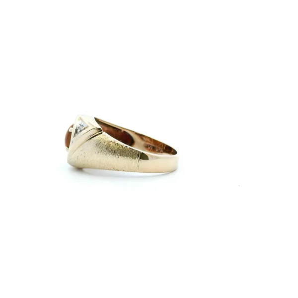 Estate 10KY Tiger's Eye Ring Image 4 Kiefer Jewelers Lutz, FL