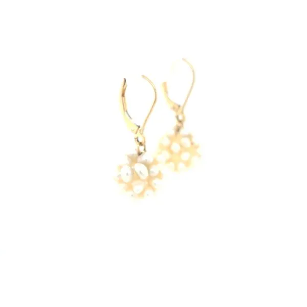 14K Estate Freshwater Pearl Earrings Image 2 Kiefer Jewelers Lutz, FL