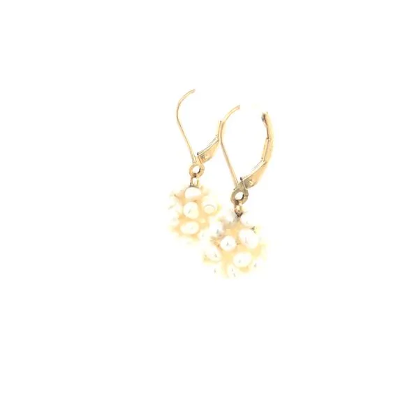 14K Estate Freshwater Pearl Earrings Image 3 Kiefer Jewelers Lutz, FL