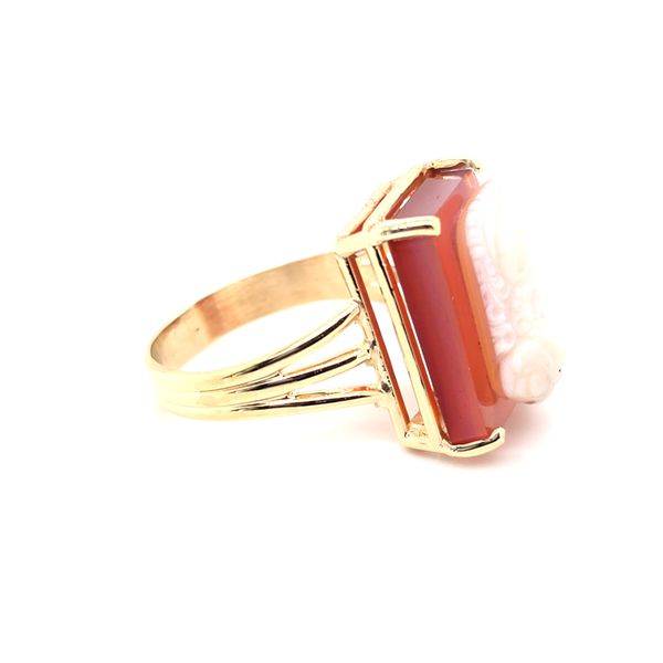 14K Estate Carved Centurian ring Image 2 Kiefer Jewelers Lutz, FL