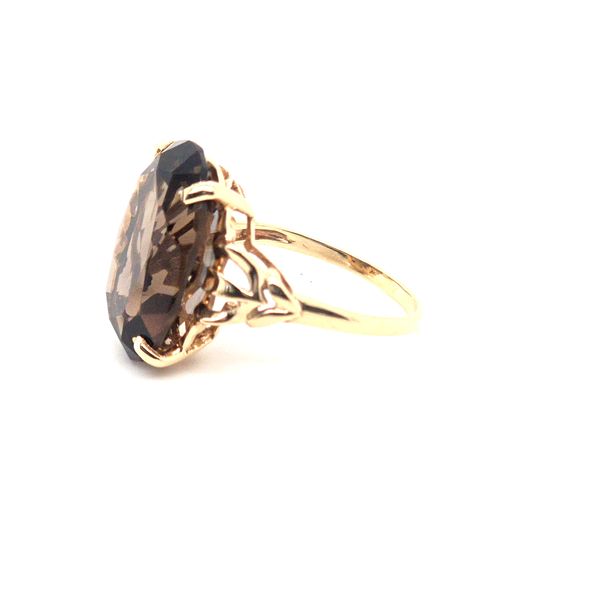 14K Estate Smokey Quartz Ring Image 3 Kiefer Jewelers Lutz, FL