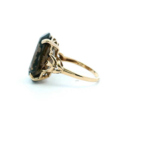 Estate 14KY Smokey Quartz Fashion Ring Image 4 Kiefer Jewelers Lutz, FL