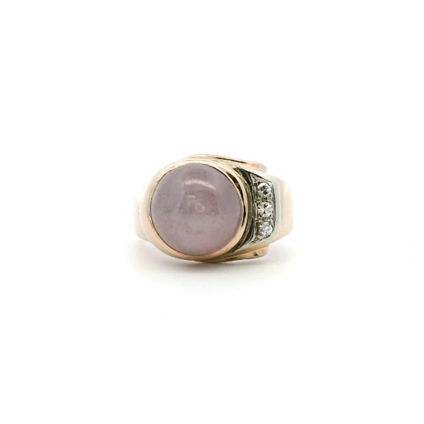 Estate 14KY Created Start Sapphire and Diamond Ring Kiefer Jewelers Lutz, FL