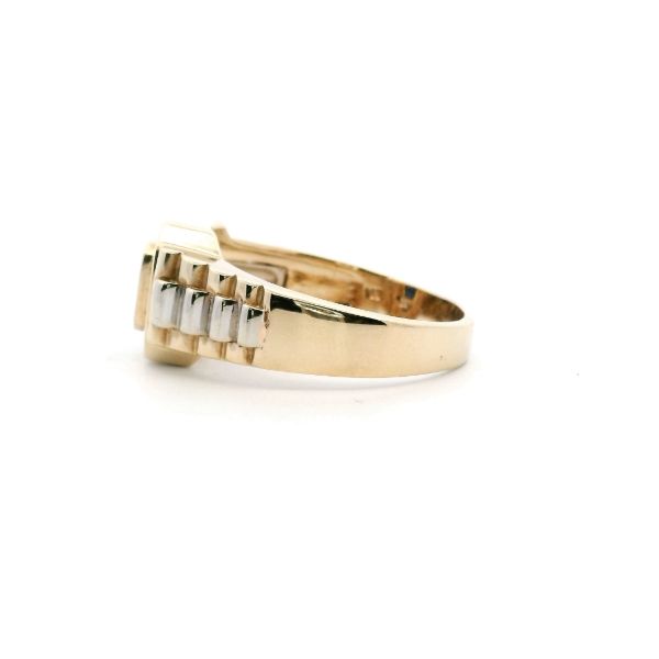 Estate 14KYW Sapphire and Diamond Fashion Ring Image 4 Kiefer Jewelers Lutz, FL