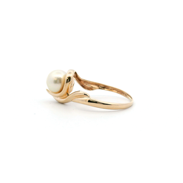 Estate 14KY Pearl Swirl Ring Image 4 Kiefer Jewelers Lutz, FL