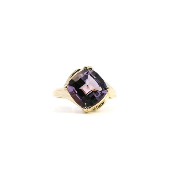 Estate 14KY Cushion Cut Amethyst Fashion Ring Kiefer Jewelers Lutz, FL