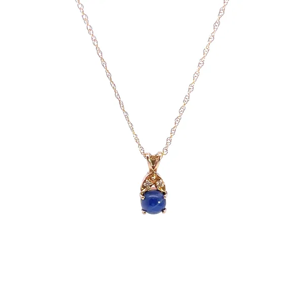 Estate 14K  Blue Star Sapphire Pendant Kiefer Jewelers Lutz, FL