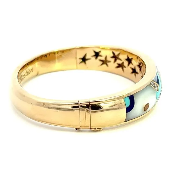 Estate 14KY Bangle Bracelet Image 2 Kiefer Jewelers Lutz, FL