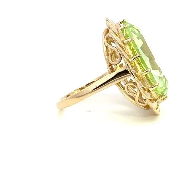 Estate 14KY Synthetic Spinel Ring Image 3 Kiefer Jewelers Lutz, FL