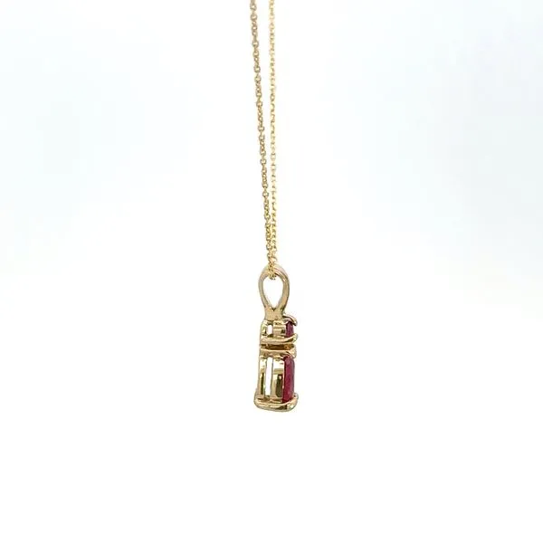 Estate 10KY Ruby Pendant Image 2 Kiefer Jewelers Lutz, FL