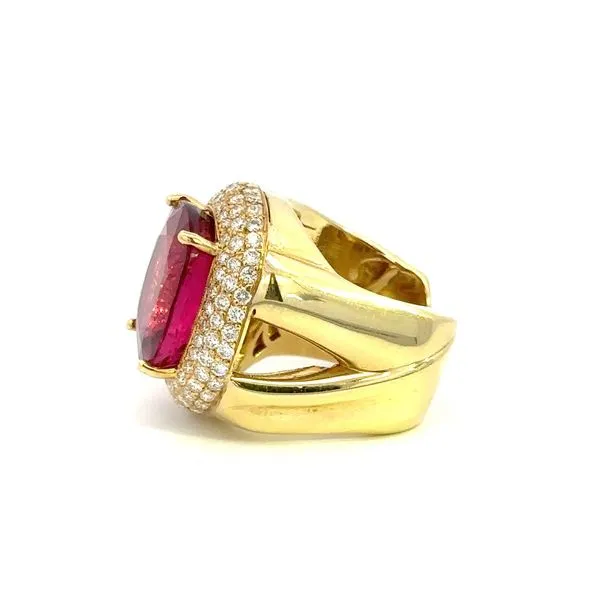 Estate 14K Pink Tourmaline Ring Image 3 Kiefer Jewelers Lutz, FL