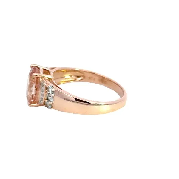 Estate 10KR Morganite Ring Image 3 Kiefer Jewelers Lutz, FL
