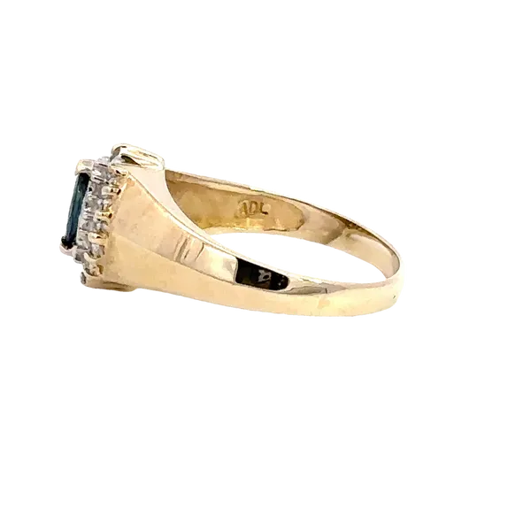 Estate 14K Iolite & Diamond Ring Image 4 Kiefer Jewelers Lutz, FL