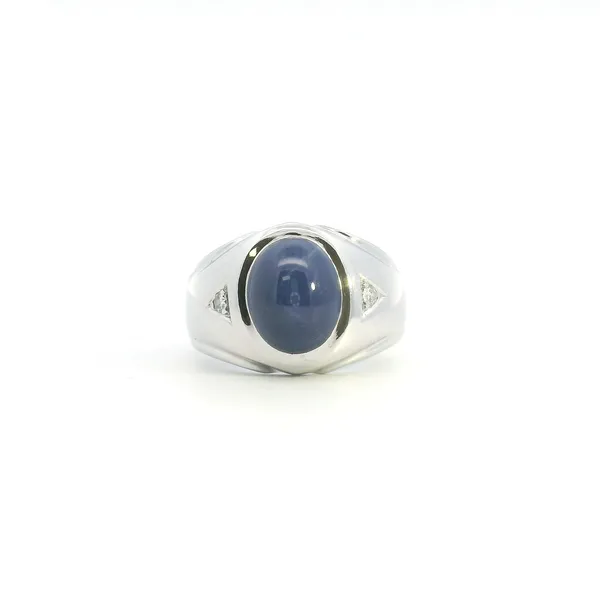 Estate 14KW Star Sapphire Ring Image 2 Kiefer Jewelers Lutz, FL