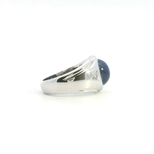 Estate 14KW Star Sapphire Ring Image 3 Kiefer Jewelers Lutz, FL