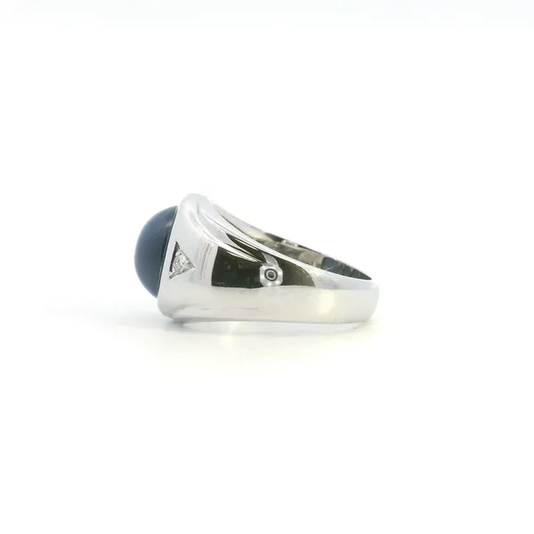 Estate 14KW Star Sapphire Ring Image 4 Kiefer Jewelers Lutz, FL