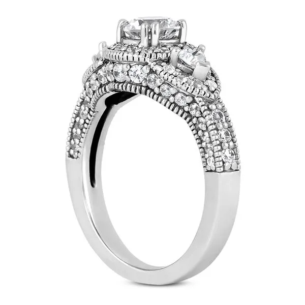 14K white gold natural diamond engagement ring mounting Image 2 Lake Saint Louis Jewelers Lake Saint Louis, MO