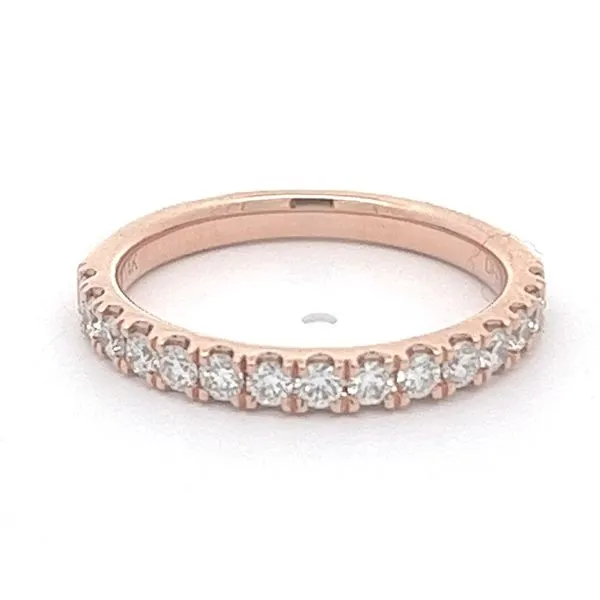 14k rose gold natural diamond band Lake Saint Louis Jewelers Lake Saint Louis, MO