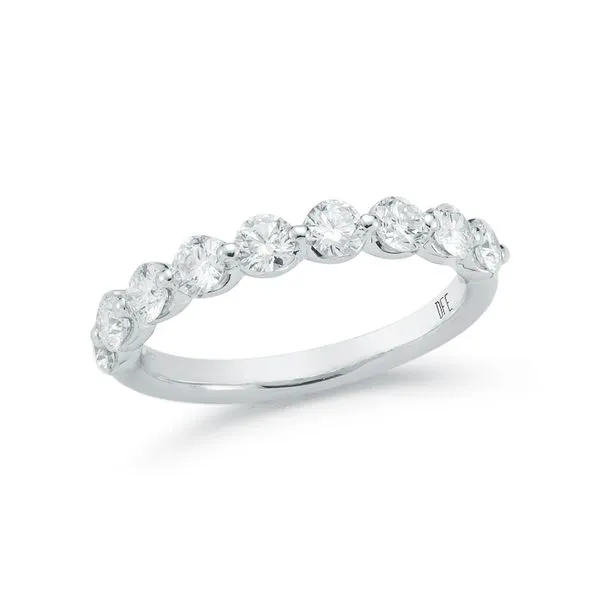 14k white gold natural diamond band Lake Saint Louis Jewelers Lake Saint Louis, MO