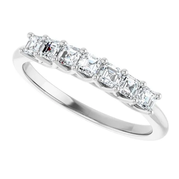 14K white gold natural baguette diamond ring Image 3 Lake Saint Louis Jewelers Lake Saint Louis, MO