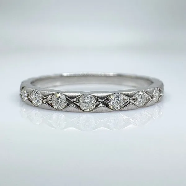 10K white gold natural diamond ring Lake Saint Louis Jewelers Lake Saint Louis, MO