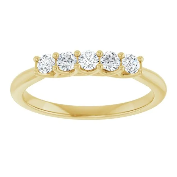 14k yellow gold natural diamond band Lake Saint Louis Jewelers Lake Saint Louis, MO