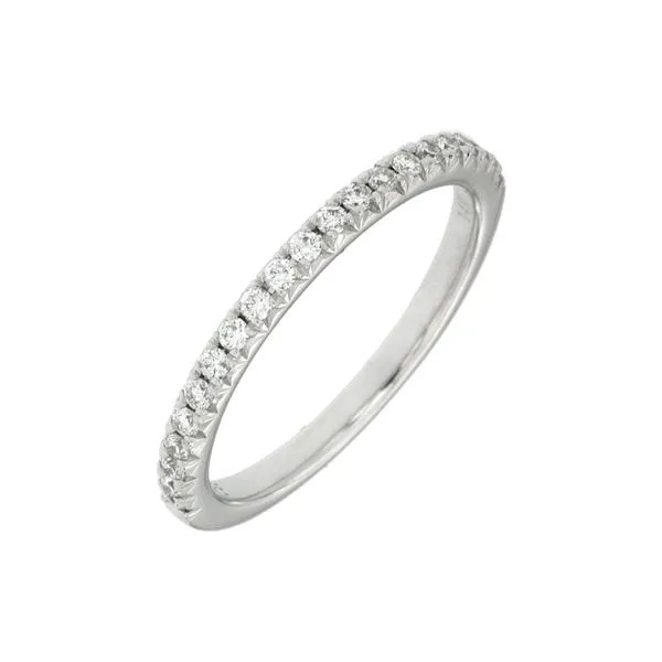 14k white gold natural diamond band Lake Saint Louis Jewelers Lake Saint Louis, MO