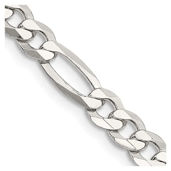 Sterling silver lightweight flat figaro chain Lake Saint Louis Jewelers Lake Saint Louis, MO