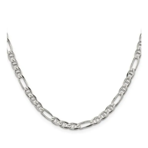 Sterling silver flat anchor chain Image 2 Lake Saint Louis Jewelers Lake Saint Louis, MO