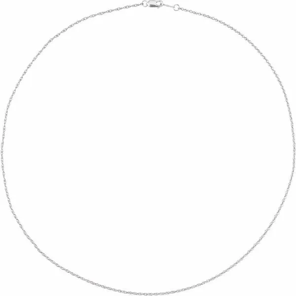 14k white gold rope chain Image 2 Lake Saint Louis Jewelers Lake Saint Louis, MO