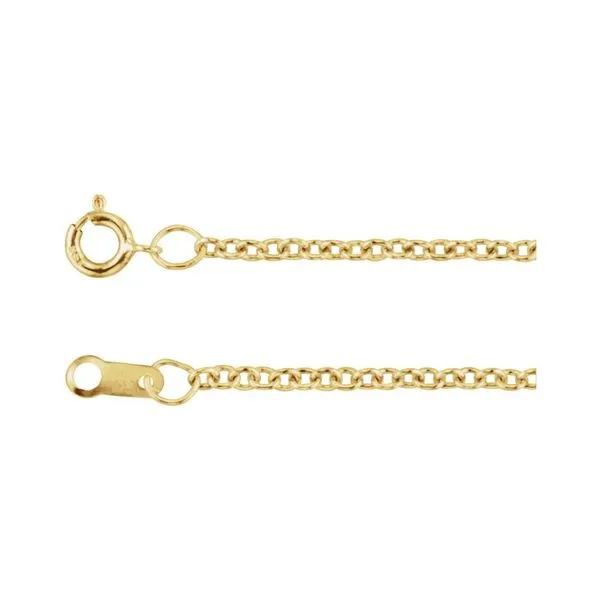 14K yellow gold cable chain Lake Saint Louis Jewelers Lake Saint Louis, MO