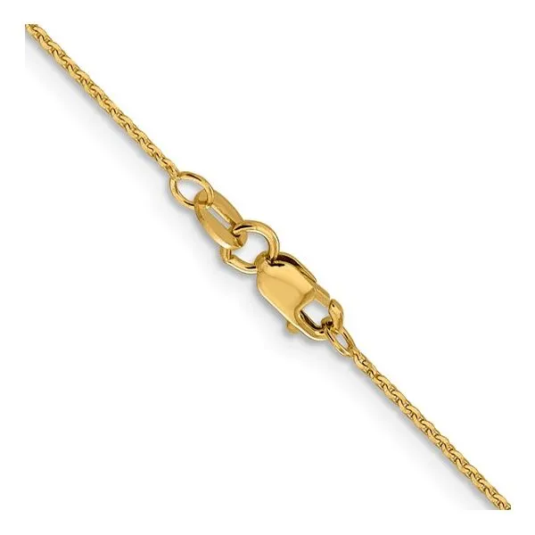 10K yellow gold diamond cut cable chain Image 2 Lake Saint Louis Jewelers Lake Saint Louis, MO