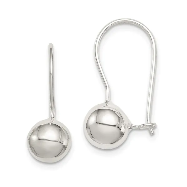 Sterling Silver 8mm Dangle Ball Post Earrings Lake Saint Louis Jewelers Lake Saint Louis, MO
