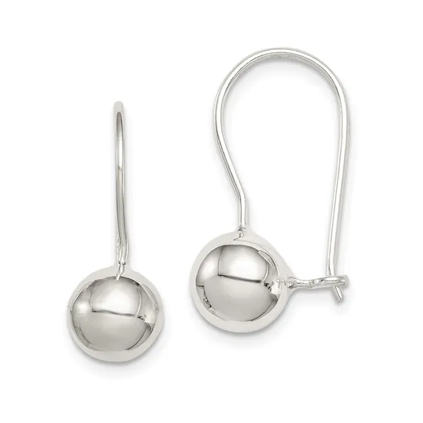 Sterling Silver 8mm Dangle Ball Post Earrings Lake Saint Louis Jewelers Lake Saint Louis, MO