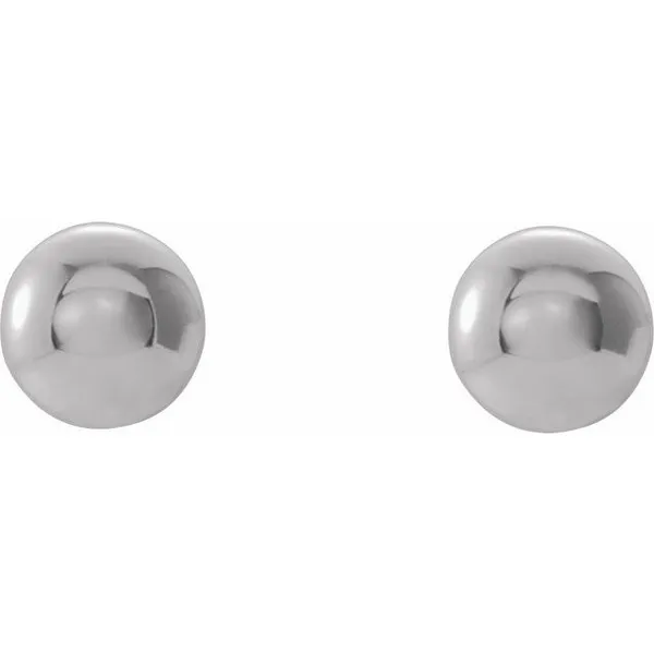 14k white gold 4mm ball studs Lake Saint Louis Jewelers Lake Saint Louis, MO