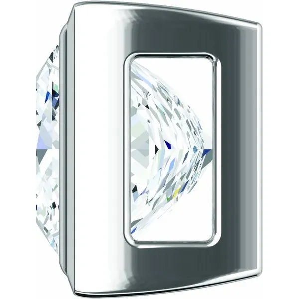 14K white gold natural diamond bezel slide pendant Image 2 Lake Saint Louis Jewelers Lake Saint Louis, MO