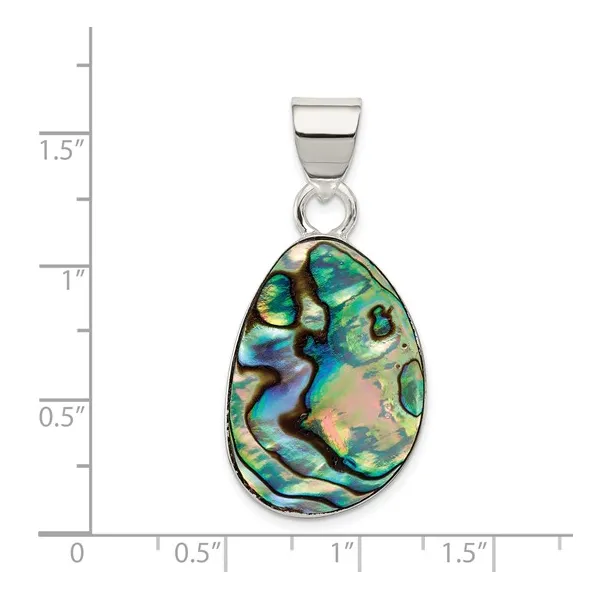 Sterling Silver Abalone Pendant. Image 3 Lake Saint Louis Jewelers Lake Saint Louis, MO