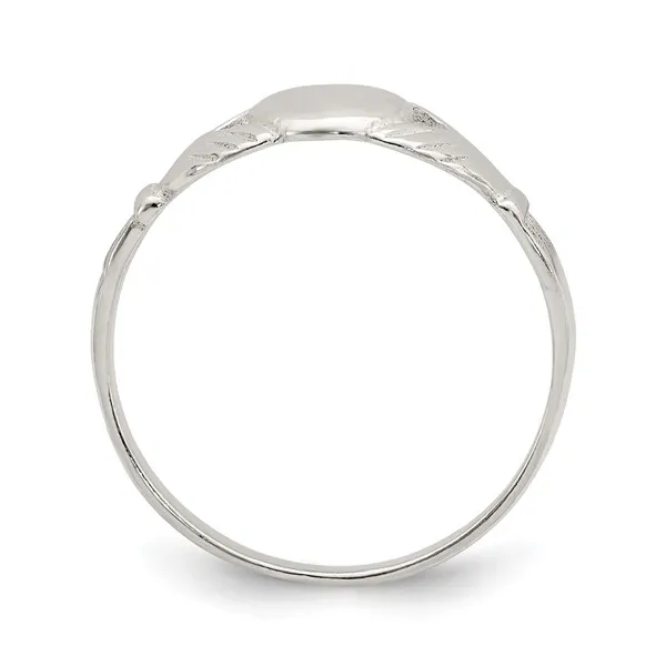 Sterling Silver Solid Claddagh Ring Image 2 Lake Saint Louis Jewelers Lake Saint Louis, MO