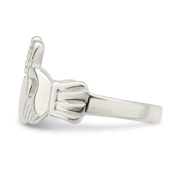 Sterling silver Claddagh Ring. Image 3 Lake Saint Louis Jewelers Lake Saint Louis, MO