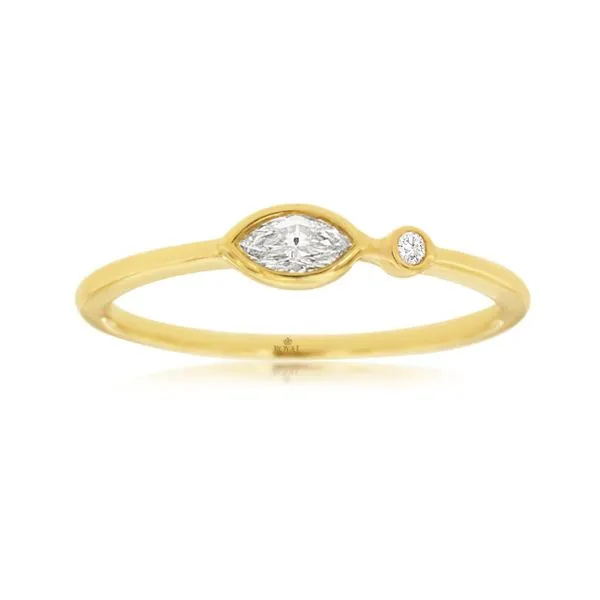 14k yellow gold natural diamond band Lake Saint Louis Jewelers Lake Saint Louis, MO